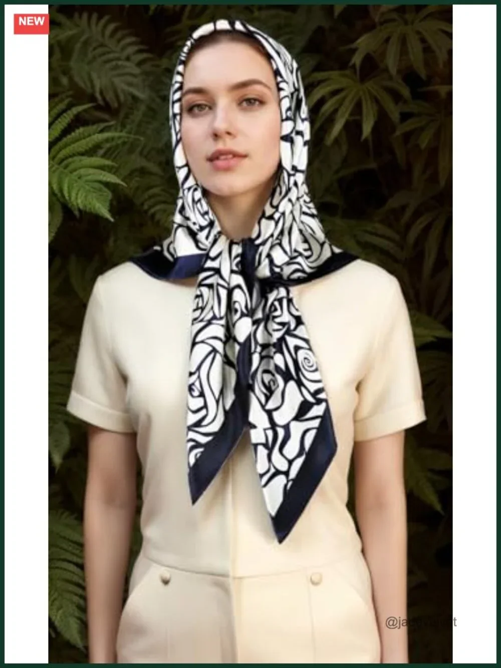 Satin Head Scarf for Women Silk Like Hair Wrap, 35x35 in Square Bandana, Sleep